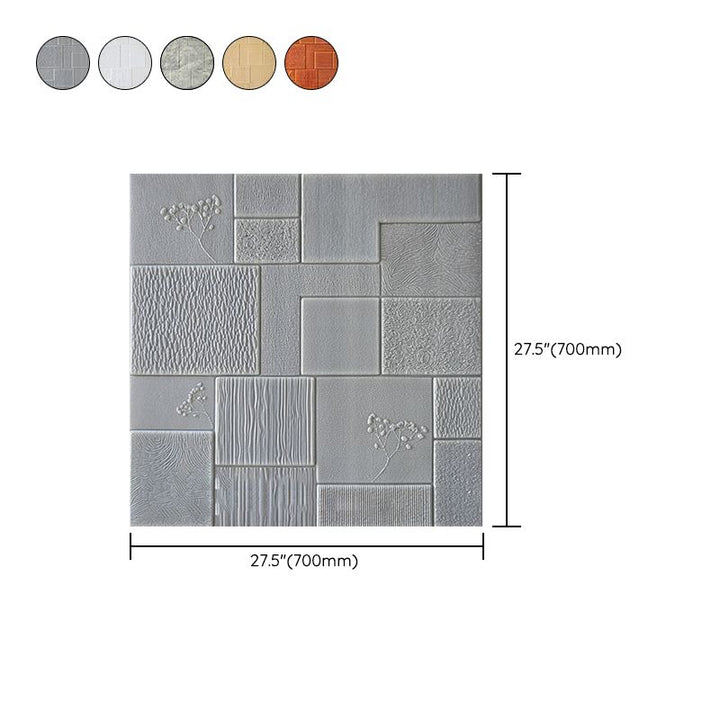 Lisslune | Industrial Wall Plank 3D Brick Bathroom Living Room Wall Panel Set of 1