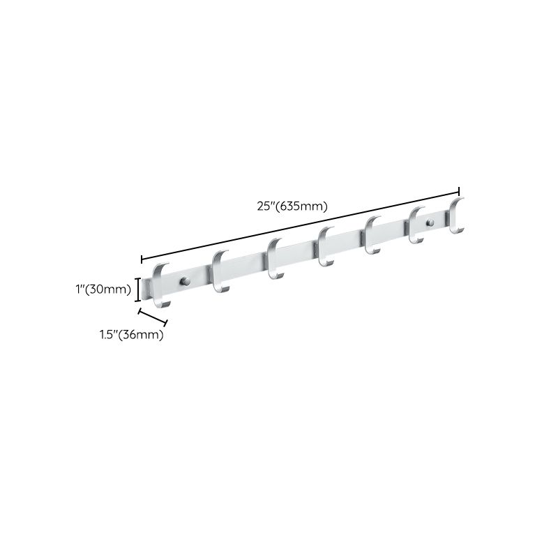 Lisslune | Modern Bathroom Accessories Set Silver/Black Bathroom Accessory Kit
