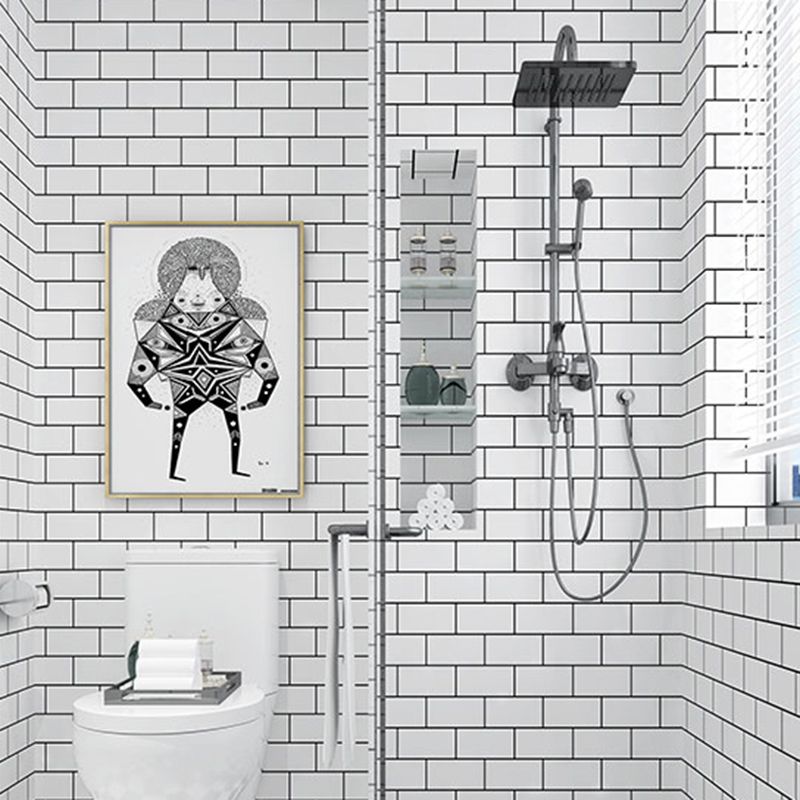 Lisslune | Modern Bathroom Peel and Stick Wall Tile Single Tile Peel and Stick Wall Tile