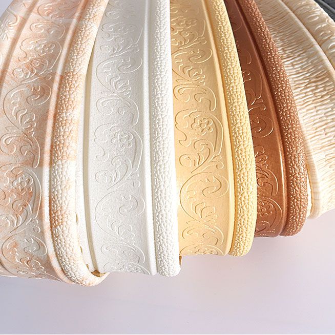 Lisslune | Modern PVC Wood Profile Smooth Wood Profile 3D Living Room Set with 1