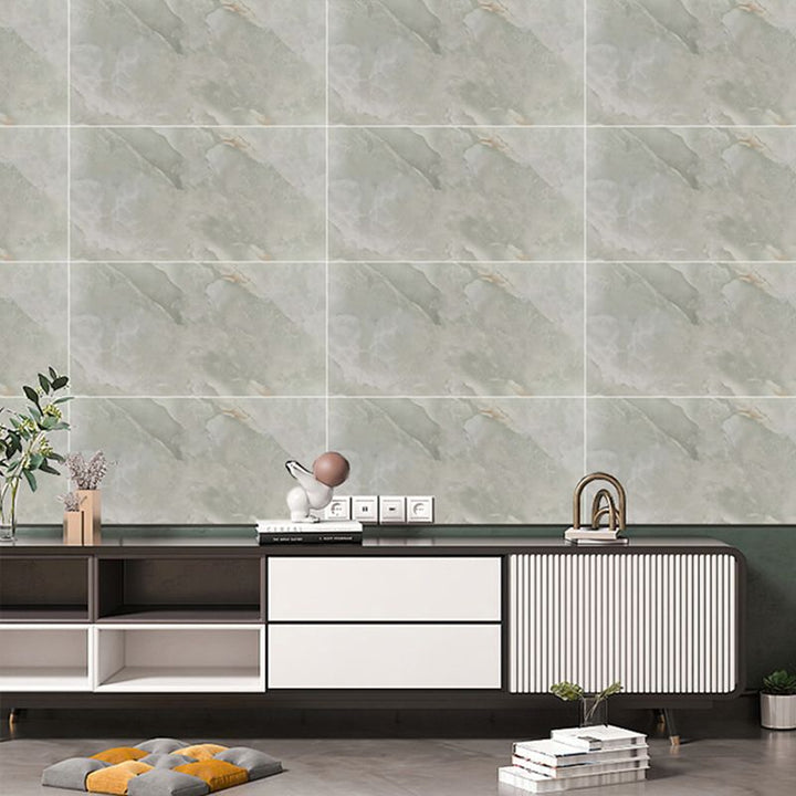 Lisslune | Rectangular Peel and Stick Back Wall Tile Modern Tile-Peel & Stick