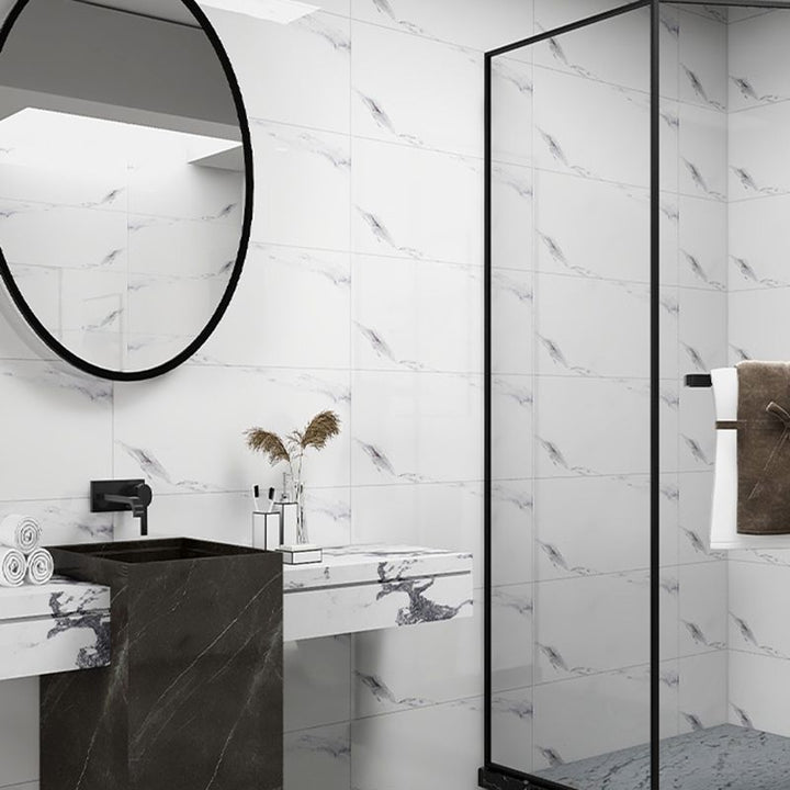 Lisslune | Modern single plate peel and stick waterproof back wall tile for the bathroom