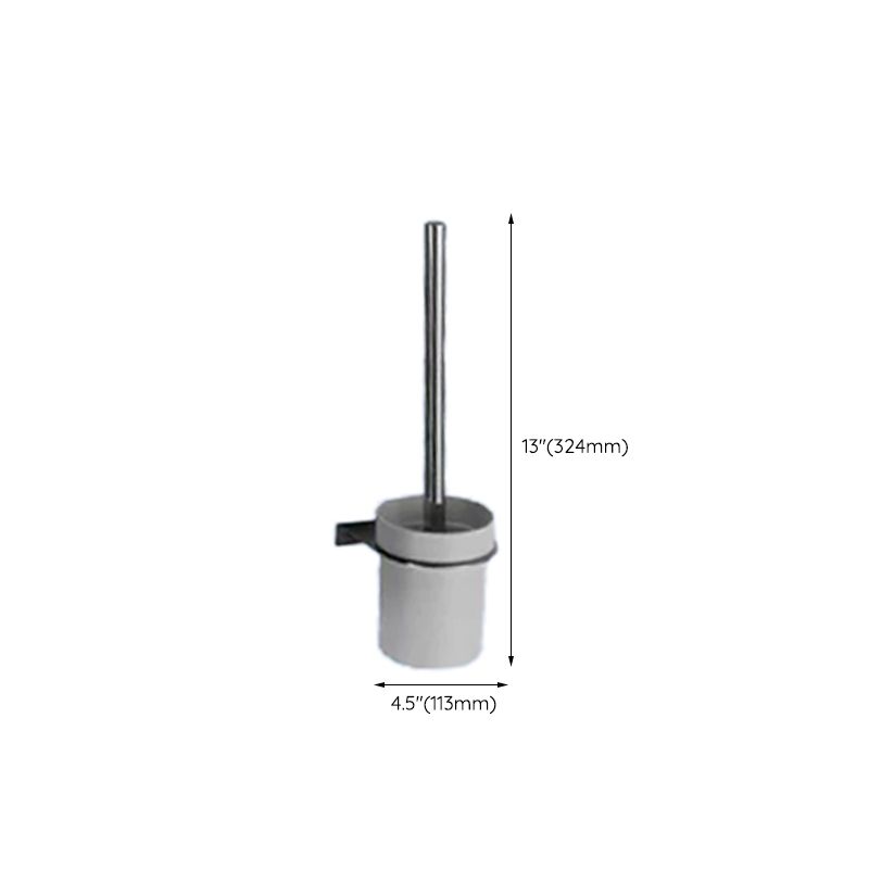 Lisslune | Contemporary bathroom accessory set made of aluminum with towel holder/bath shelf