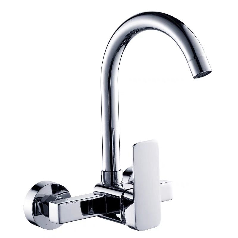Lisslune | Center connection basin mixer single lever swivel spout center connection fitting