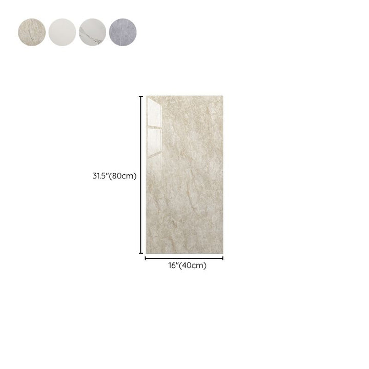 Lisslune | Waterproof Bathroom Splash Guard Tiles Classic Marble Peel and Stick Splash Guard Tiles