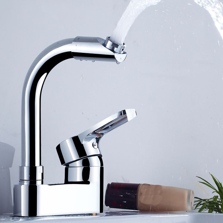 Lisslune | Modern Deck Mounted Bronze Freestanding Tub Filler Single Handle Freestanding Faucet