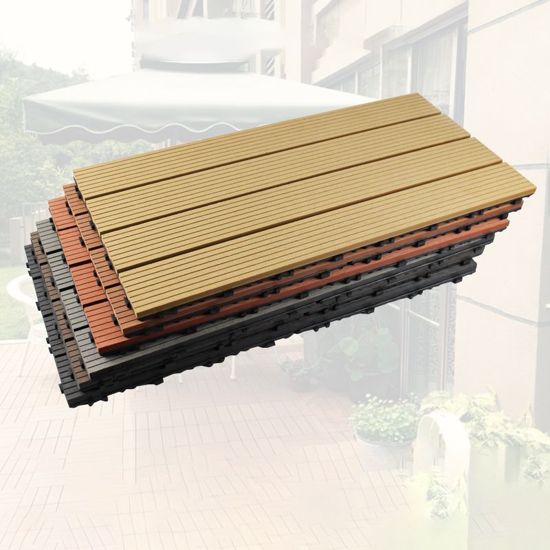 Lisslune | 12" X 24" Deck/Pavement Floor Tiles 4-Slat Decking Tiles