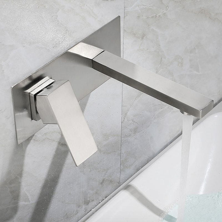 Lisslune | Contemporary style faucets with lever handles Wall-mounted faucets for the bathroom