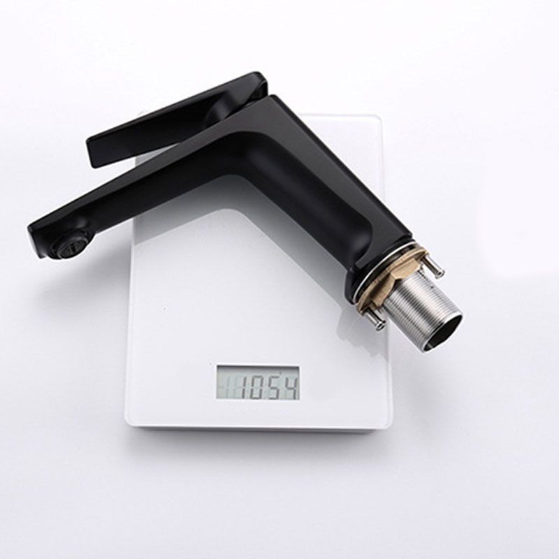 Lisslune | Modern Basin Mixer Lever Handle Copper Low Arc Basin Mixer