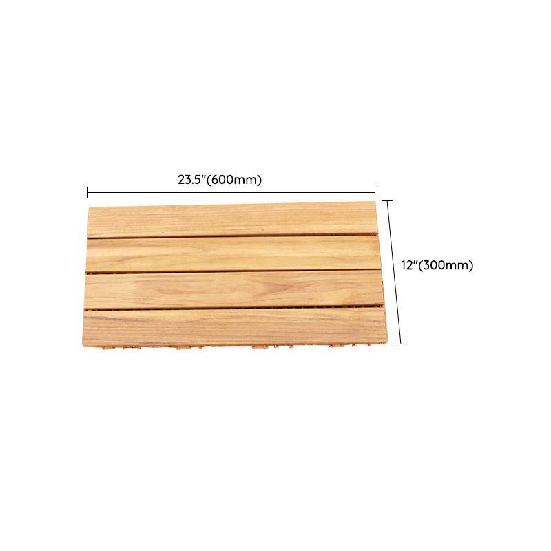 Lisslune | Connected outdoor floor tiles wooden planks