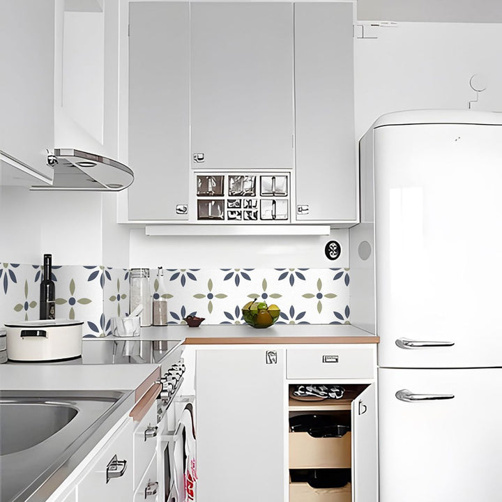 Lisslune | Square Peel & Stick Tile with Pattern Waterproof Tile for Home