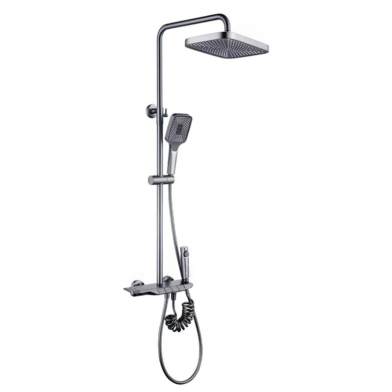 Lisslune | Modern adjustable water flow shower faucet shower arm shower system on the wall