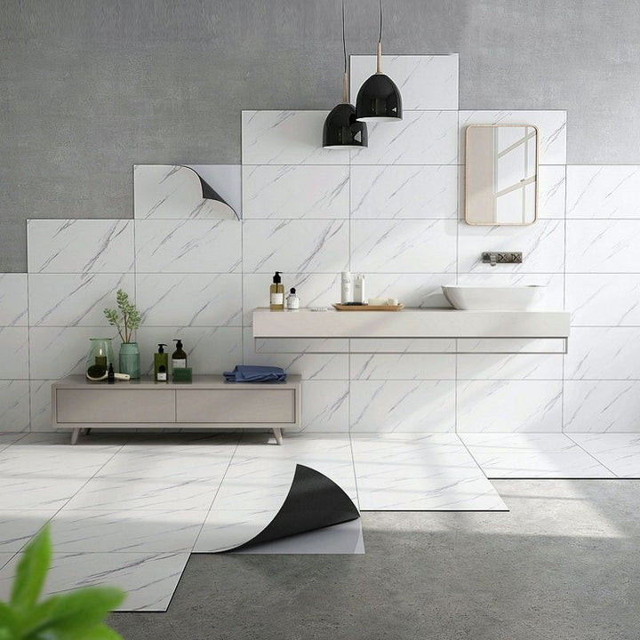 Lisslune | Single Tile Wallpaper Modern PVC Peel and Stick Tile with Rectangular Shape