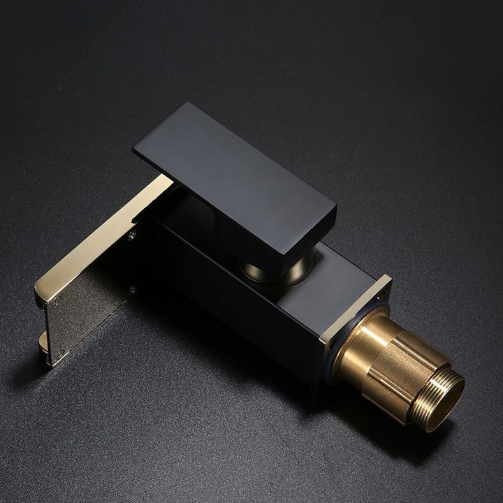 Lisslune | Basin Waterfall Outlet Single Lever Tap with LED Light
