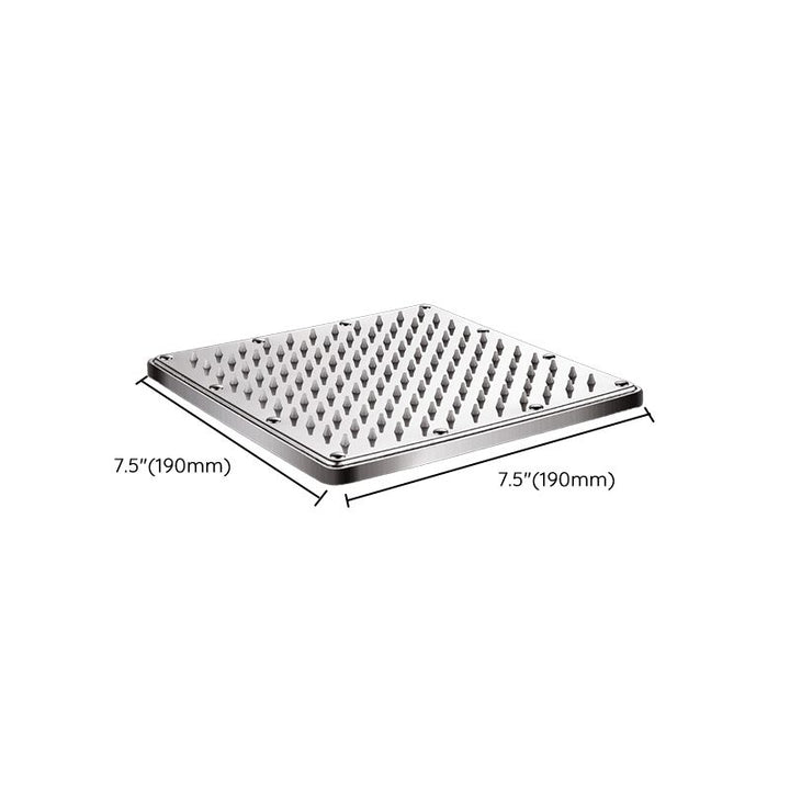 Lisslune | Contemporary Showerhead Combination Dual Showerhead Stainless Steel Wall-Mounted Showerhead