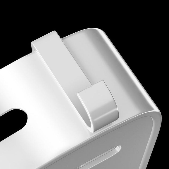 Lisslune | Modern white finish bathroom shelf rectangular & triangle bathroom hardware set