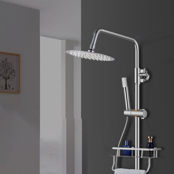 Lisslune | Modern Shower Head Combination Double Shower Head Stainless Steel Wall Mounted Shower Head