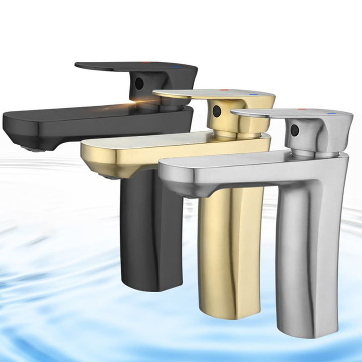 Lisslune | Square 1-Handle Basin Mixer 1 Hole Basin Mixer