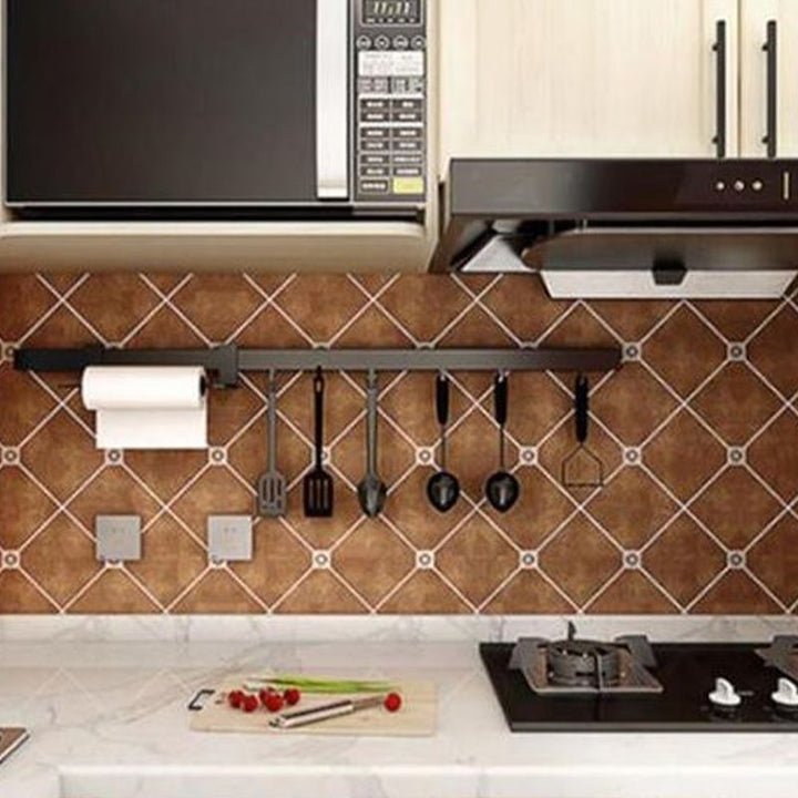 Lisslune | Rectangular Peel & Stick Tile PVC Single Tile for Kitchen and Bath