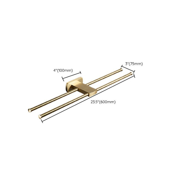 Lisslune | Traditional Golden Bath Accessories Set Brass Bathroom Accessories Kit