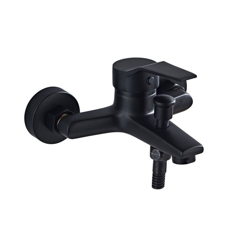 Lisslune | Modern Silver Faucet Copper with 1-Handle 2-Hole Bathroom Faucet