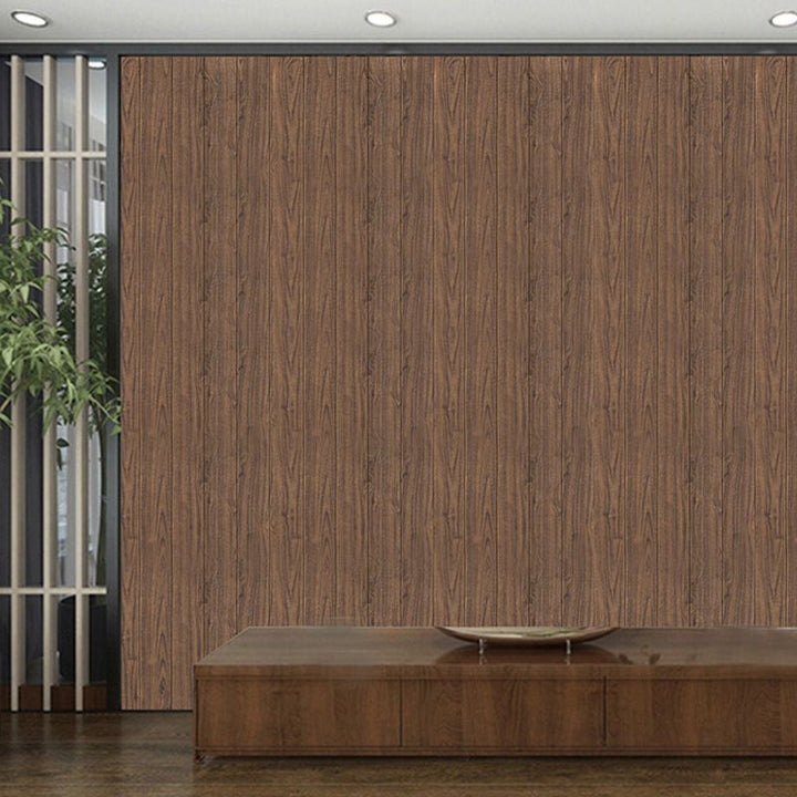 Lisslune | Living Room Wall Paneling Peel and Stick Wood Look Design Waterproof Wall Paneling