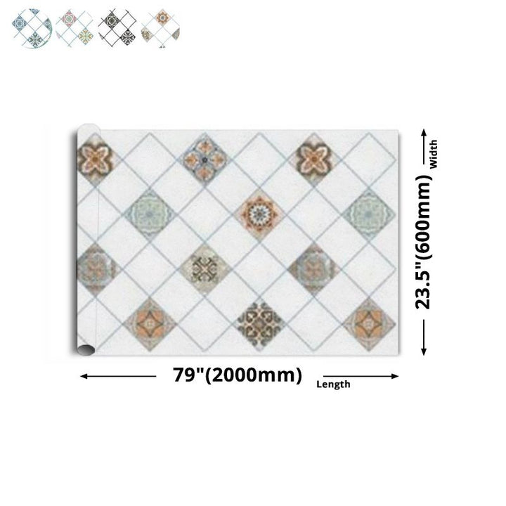 Lisslune | Rectangular Peel & Stick Tile PVC Single Tile for Kitchen and Bathroom
