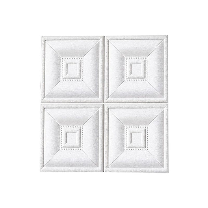 Lisslune | Beautiful Style Wall Panel 3D Print Bathroom Living Room Wall Panels with Padding