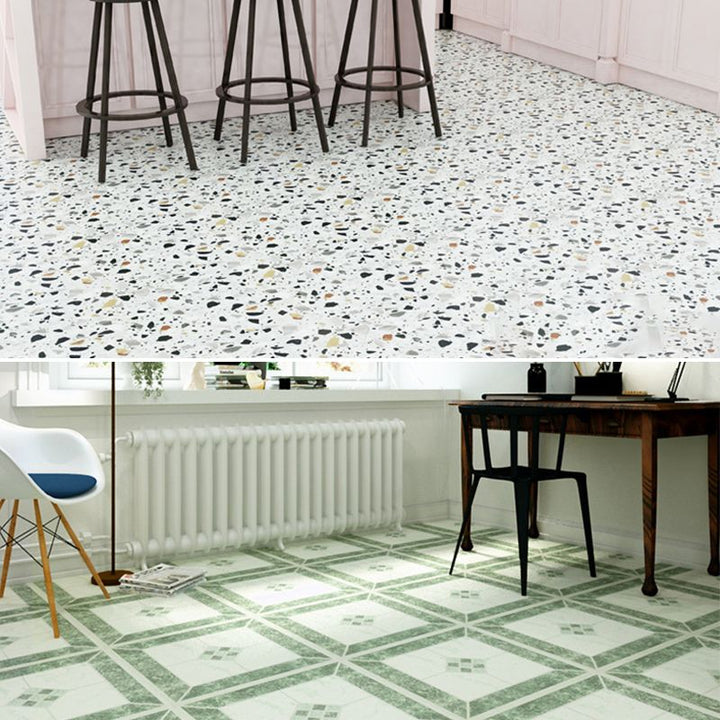 Lisslune | Peel and Stick PVC flooring matte vinyl flooring with diamond look