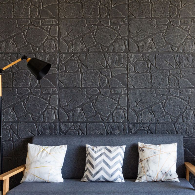 Lisslune | Modern Pearl Wainscoting PVC Wall Access Panel Peel and Stick Wall Tile for Bedroom