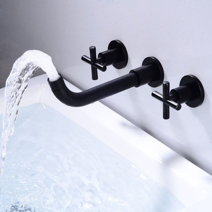 Lisslune | Modern Wall Mounted Fixture Bathroom Bathtub Mixer Faucet