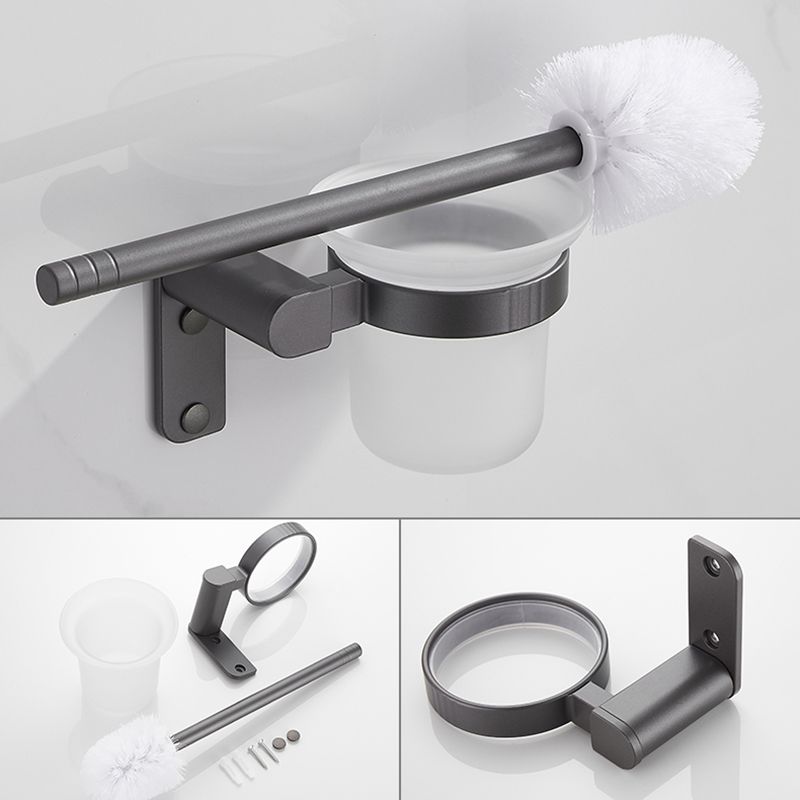 Lisslune | Gray Bathroom Accessory Set Modern Bathroom Accessories Hardware Set