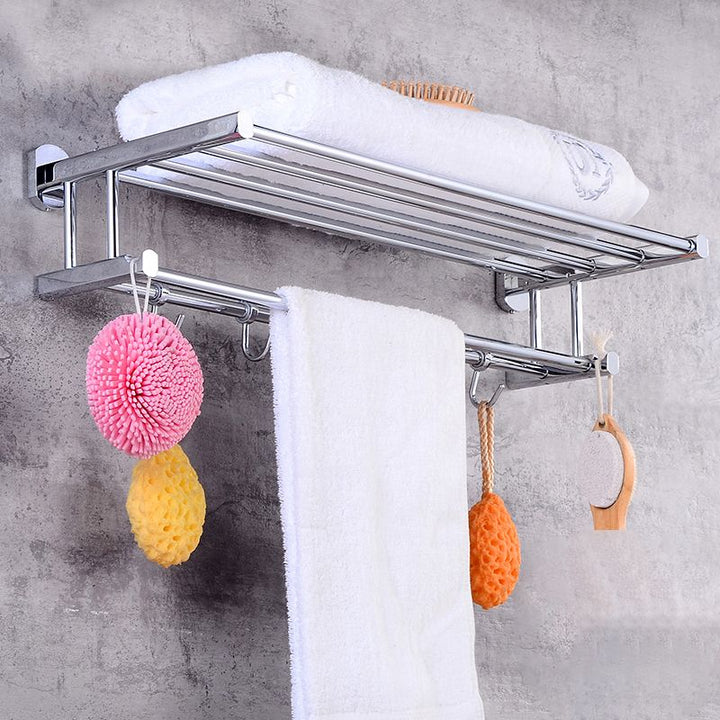 Lisslune | Contemporary Bathroom Accessories Hardware Set made of silver metal