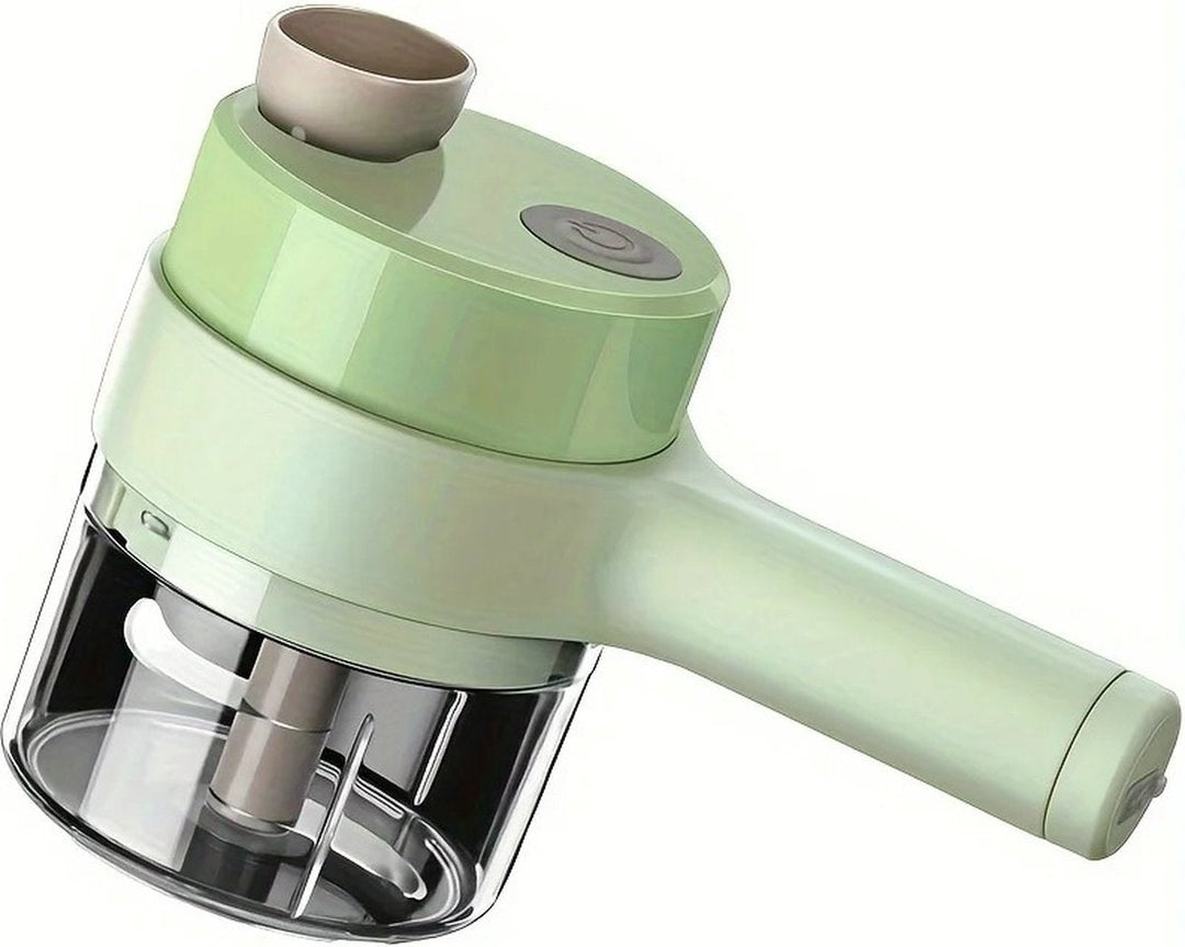 Lisslune | SnijGemak 4-in-1 Electric Vegetable Slicer – Rechargeable & With Collection Bin