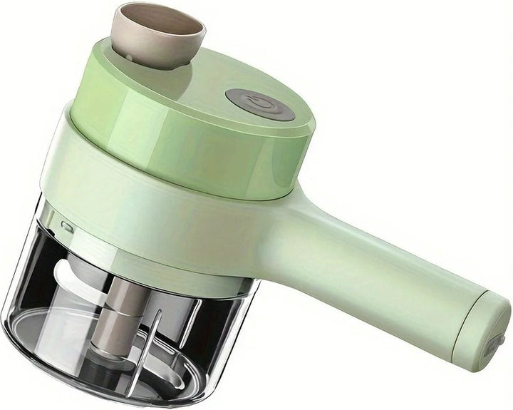 Lisslune | SnijGemak 4-in-1 Electric Vegetable Slicer – Rechargeable & With Collection Bin