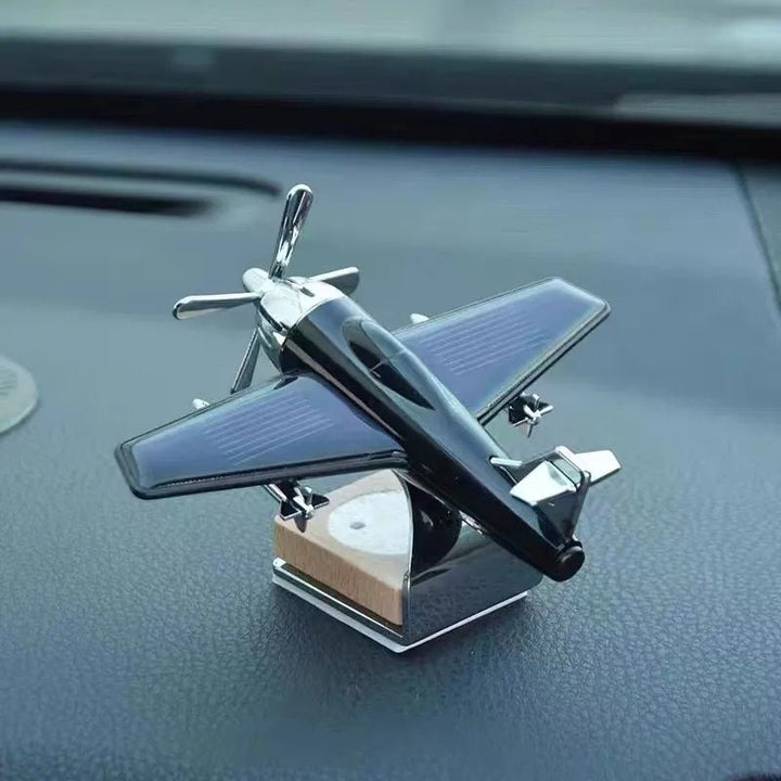 Lisslune | Solar-powered rotating aircraft air freshener and ornament