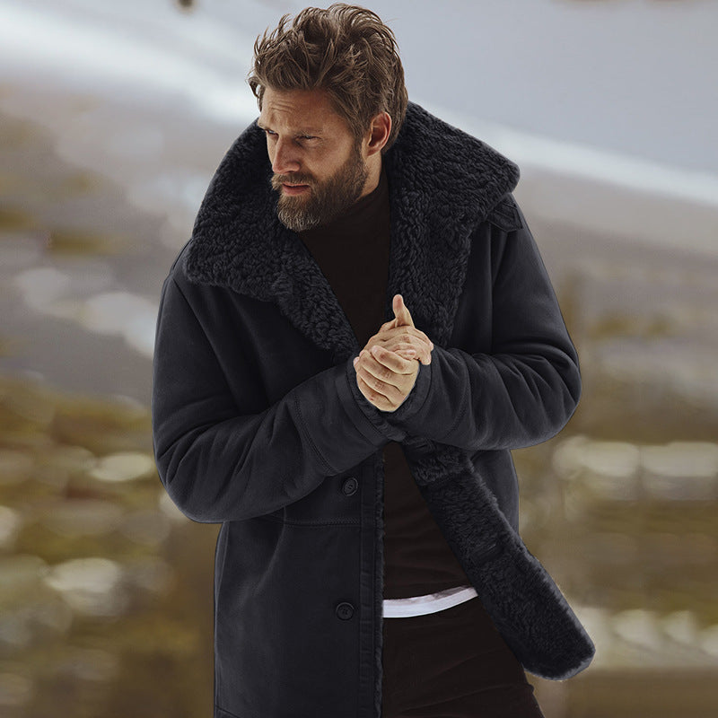 Men's cozy oversized coat Lisslune