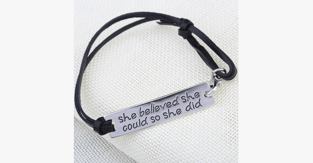 Lisslune | She believed she could, so she did Bracelet