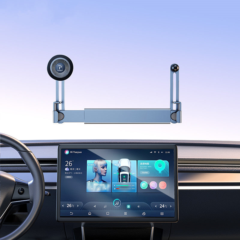 Lisslune | Dual Mount Floating Screen Aluminum Alloy Car Phone Holder
