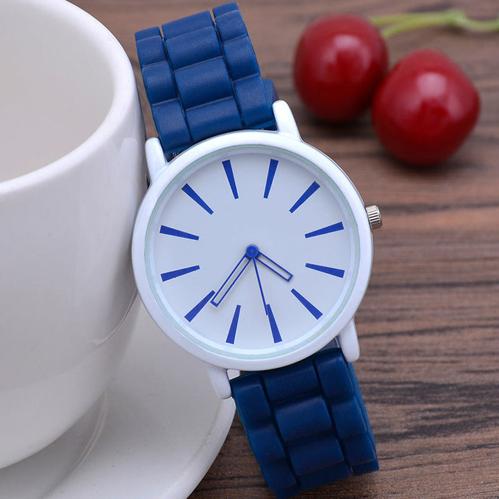 Lisslune | Classic ultra-thin silicone ladies' wristwatch