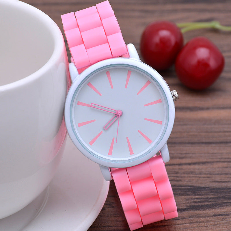 Lisslune | Classic ultra-thin silicone ladies' wristwatch