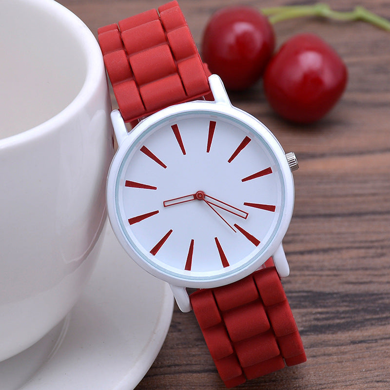 Lisslune | Classic ultra-thin silicone ladies' wristwatch