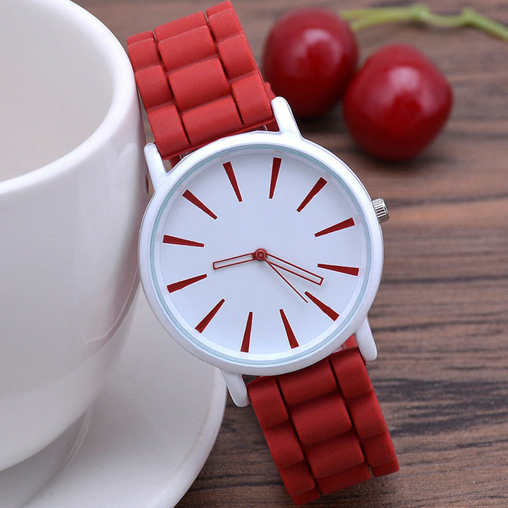 Lisslune | Classic ultra-thin silicone ladies' wristwatch