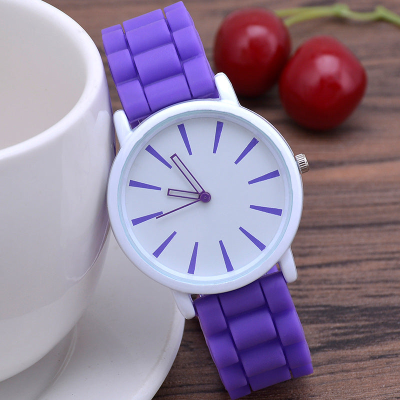 Lisslune | Classic ultra-thin silicone ladies' wristwatch