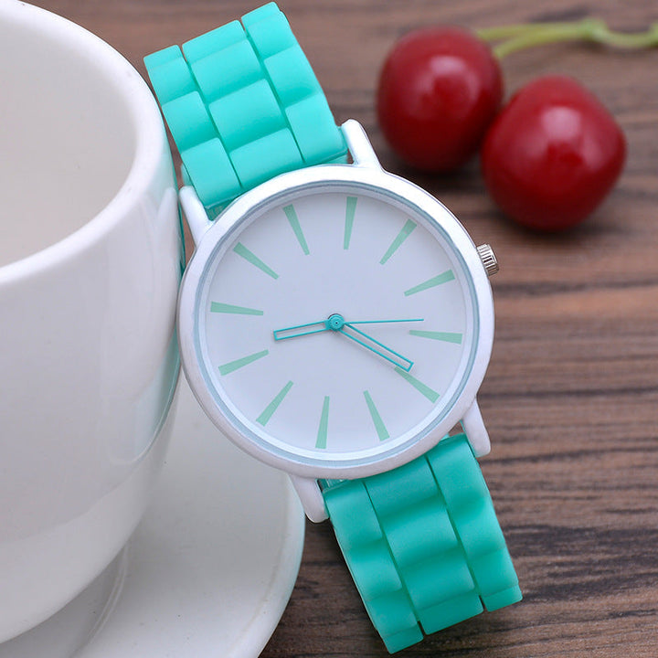 Lisslune | Classic ultra-thin silicone ladies' wristwatch