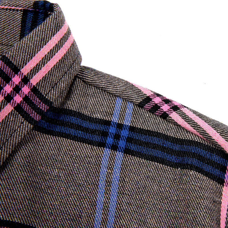 Men's Checkered Flannel Shirt Lisslune