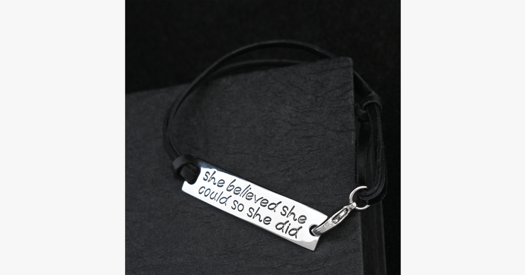 Lisslune | She believed she could, so she did Bracelet