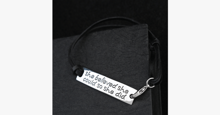 Lisslune | She believed she could, so she did Bracelet