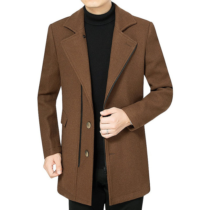 Man Elegant Coat with Modern Design Lisslune