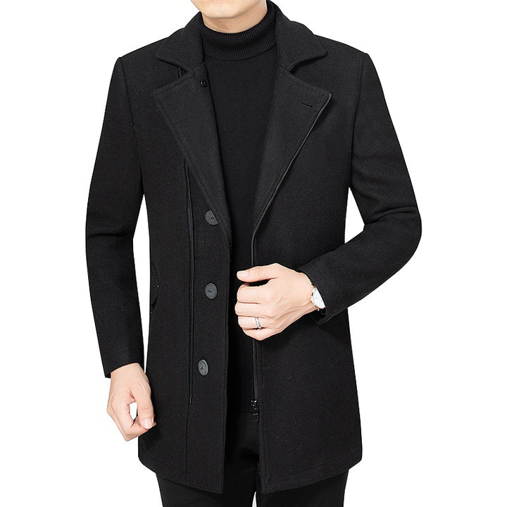 Man Elegant Coat with Modern Design Lisslune